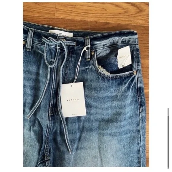 KANCAN Ultra Hi Rise 90’s Wide Leg Jeans - Picture 8 of 10